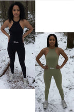 Celeste Jumpsuit - (2 Pack) - Black &amp; Army Green